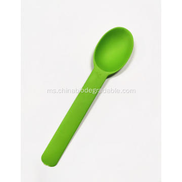 Kosong yang boleh dimakan secara kompostable PLA Plastic Spoon